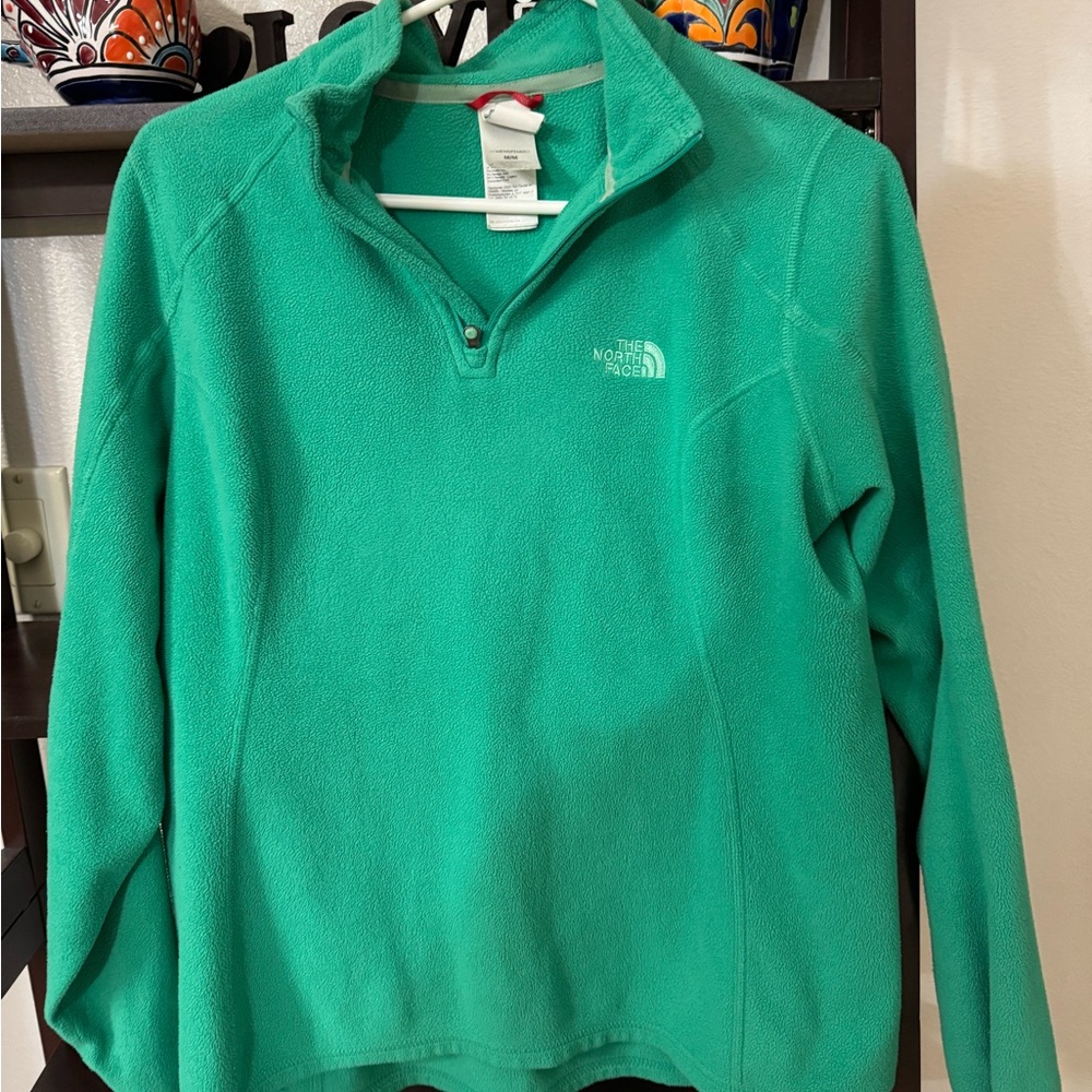 The North Face Teal Quarter-Zip Fleece